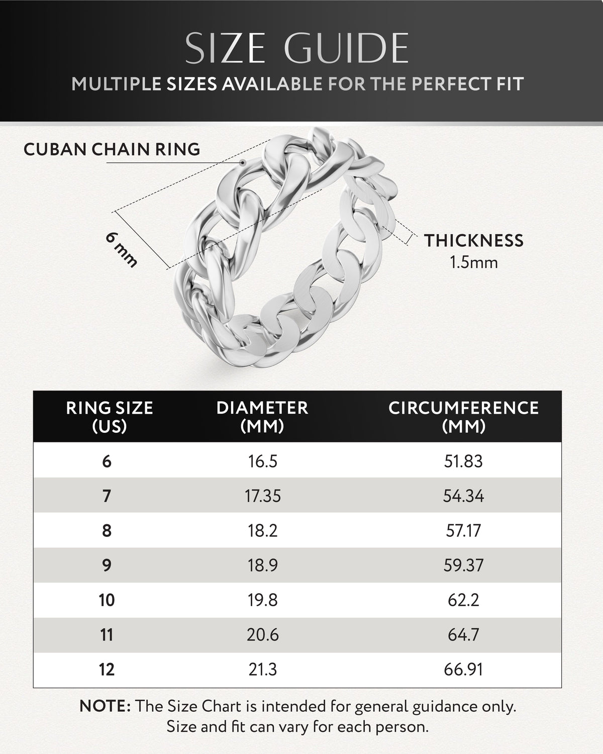 Cuban Link Ring (Silver)